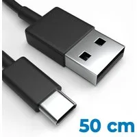 Justcom Oppo A16 USB-Kabel, USB-C, USB-A (50 cm), Schnellladekabel, Datenkabel, Handy, Tablet