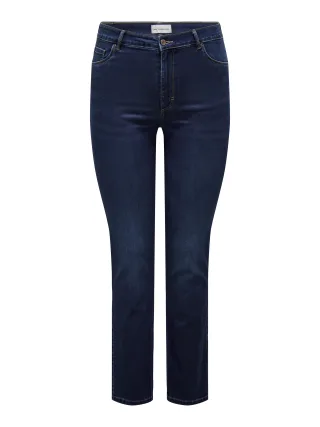 ONLY CARMAKOMA - CARAUGUSTA HW STRAIGHT DNM BJ61-2 NOOS dark blue denim - Gr. - 32
