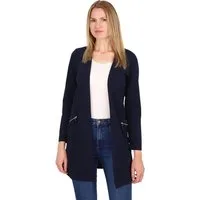 malito more than fashion Jackenblazer Long Blazer 6041 offener Long Blazer