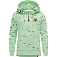 REPUBLIX Kapuzenpullover LOLA Damen Hoodie Sweatshirt Pullover Zipper Jacke