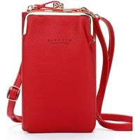 FITSU Mini Bag Umhängetasche, Schultertasche, Handytasche zum Umhängen, Umhängetasche mit Handyfach und abnehmbaren Schultergurt