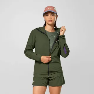 SALEWA - Pedroc Wind Light Jacke Mit Kapuze Damen - Grün (Gr.40)