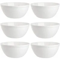 Engelland Müslischüssel Plastikschale, 900 ml, PP-Kunststoff (BPA-frei), (Vorteils-Set, 6-tlg), spülmaschinengeeignet, mikrowellengeeignet, Ø 16 cm, BPA-frei