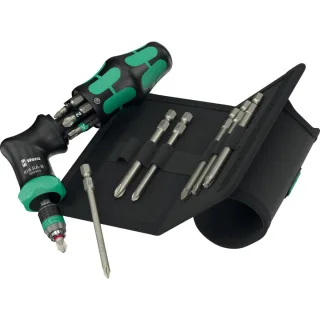 Wera Kraftform Kompakt Pistol RA-R 2, 13-teiliges Set - 05051536001