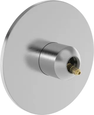 Hansa Sichtteil f. einen Abgang HANSA 8261, Rosette rund Stahl gebürstet, 8261902080 8261902080