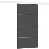 MIRJAN24 Schiebetür Malibu Plus (Tür universell Links / Rechts), Metallkugellagerschiebesystem, 76/86/96/106 cm, Aluminiumgriffe