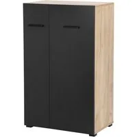 Places of Style Aktenschrank Moid, Mehrzweckschrank, moderne Kommode mit viel Stauraum, Maße 64,5 x 41,5 x 106 cm