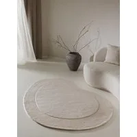 benuta Wollteppich Shape, Sonderform, Höhe: 6 mm, Kunstfaser, Berber, Ethno-Style, Wohnzimmer