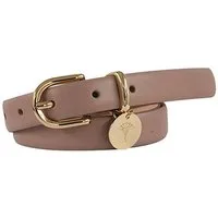 JOOP! Ledergürtel mit Dornschließe und Logo-Anhänger, Breite 2cm