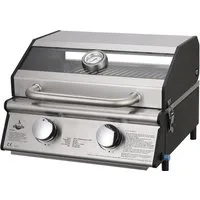 El Fuego Gasgrill Jesolo, 6 kW (2 Brenner je 3 kW), mit Piezozündung