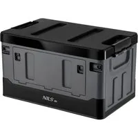 NILS CAMP Faltbox Transportbox 38L oder 70L Campingkiste Klappbar Outdoor, Platzsparend zusammenfaltbar und ideal für Camping, Auto & Wohnmobil