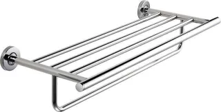 KWC Aquarotter Doppelhandtuchstange, MEDIUS, Edst., 600x122x220 mm, AP, hgl, Regal, 2000106257 2000106257