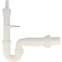 tecuro Siphon Ablaufgarnitur für Geräte / Schläuche - Abgang hinten