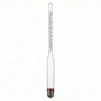 Lantelme Kochthermometer Alkoholmeter Aräometer Glas 0–100% Alkoholmesser, Alkohol Messgerät Spiritometer Destilate, präzise Messspindel zur Alkoholmessung, Deutsche Herstellung