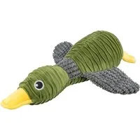 TRIXIE Tierkuscheltier Hundespielzeug Ente aus Plüsch, quietscht - diverse - 40 cm, Plüsch, Polyester