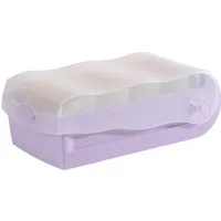 HAN Karteikasten 998-887D Karteibox CROCO DIN A8 quer - pastelllilla