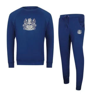 Aquascutum - "Iconic" Trainingsanzug für Herren, Rundhalsausschnitt (Dunkles Marineblau)