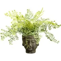 Kunstpflanze Adianthumbusch Farn, Creativ green, Höhe 35 cm, im außergewöhnlichen Gefäß