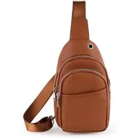 TAN.TOMI Bauchtasche Sling Bag Damen Umhängetasche Brusttasche Freizeit, Crossbody Bag (Breiter Gurt tasche), Umhängetasche, Crossover & Rucksack