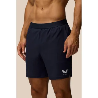 Castore Marken Elastische Shorts Polyester Herren Blaue Sportshorts