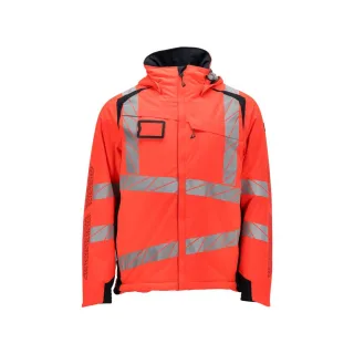 MASCOT Herren Winterjacke ACCELERATE SAFE Hi-vis Rot / Schwarzblau M - 19035-449-22210-M
