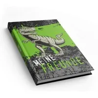itenga Notizbuch itenga Freundebuch T-Rex DIN A5, 88 Seiten