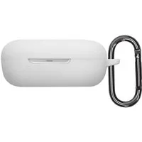 kwmobile Kopfhörer-Schutzhülle Schutzhülle für Shokz OpenFit 2+ T921 Hülle, TPU Silikon Case für Kopfhörer Ladecase stoßfestes Cover mit Karabiner