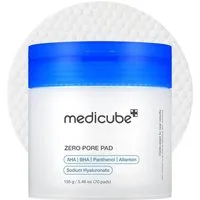 Medicube Toner Zero Pore Pad 2.0 - 70 Pads für tägliche Porenpflege und sanfte Exfoliation, AHA und BHA Formel, zweifach strukturierte Pads