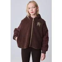 Baker by Ted Baker Fleecejacke Baker by Ted Baker Kapuzenjacke mit Borg-Fleece (1-St)