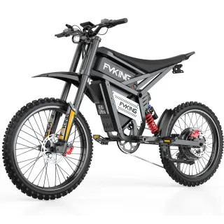 [EU DIRECT] FVKING E6 Ultra Electric Dirt Bike NFC Unlock 60V 15Ah*2 Dual Batteries 3000W Motor Recommended Top Speed 25