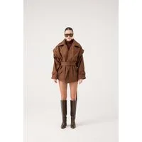 HOLLY LOLLY Trenchcoat Gürtel Oversized Sara Trenchcoat