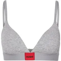 HUGO Triangel-BH TRIANGLE RED LABEL mit HUGO Logo auf dem Bund