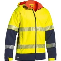 Bisley Workwear Arbeitsjacke BISLEY MARRICK HI VIS Softshelljacke Hohe Sichtbarkeit