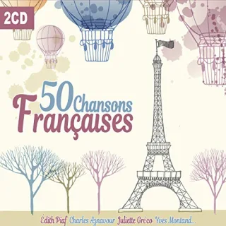 50 Chansons Françaises La Vie en Rose Les Feuilles Mortes Douce France Classic French Songs [2CD]