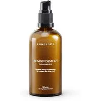 JUNGLÜCK Gesichtsreinigungsgel Reinigungsmilch - Mit Bio Mandel & Aloe Vera, 1-tlg., Pflegende Reinigung besonders für trockene und reife Haut