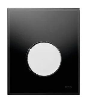 Tece loop Urinal-Betätigungsplatte m. Kart. Gl. sch. glzd. Taste Chr. glzd., 9242656 9242656