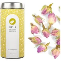 tea exclusive Tee Rosenblüten, BIO-Kräutertee, 50g, Blumig lieblich fein