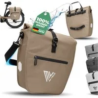 MIVELO Fahrradtasche Gepäckträgertasche wasserdicht inkl. Gurt für Umhängetasche, Zwei Varianten wählbar