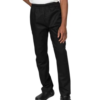 Dennys - Kochhose für Herren/Damen Unisex (Schwarz)