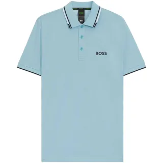 Boss - "Paddy Pro" Poloshirt für Herren, Baumwolle Piqué (Pastellblau)