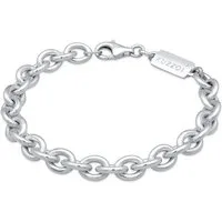 Kuzzoi Armband Herren Rundanker Massiv 925 Silber