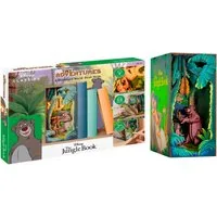 Revell® 3D-Puzzle Book Nook, Tiny Adventures Disney Das Dschungelbuch, 68 Puzzleteile, Buchstütze, mit LED-Beleuchtung