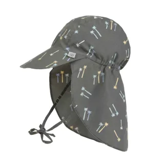 Lässig UV-Schutz 80 Sonnenhut mit Nackenschutz Palms deep olive