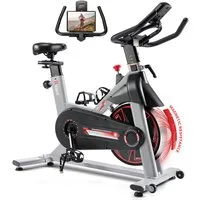 Riksion Heimtrainer mit LCD-Monitor, Magnetwiderstand Stationäres Fahrrad für Zuhause (1-tlg), Indoor Bike mit Flüsterleise, Schweres Schwungrad