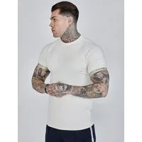 Siksilk T-Shirt SikSilk Herren Ecru Tech T-Shirt