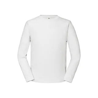 Fruit of the Loom - "Iconic Premium" T-Shirt für Herren Langärmlig (Weiß)