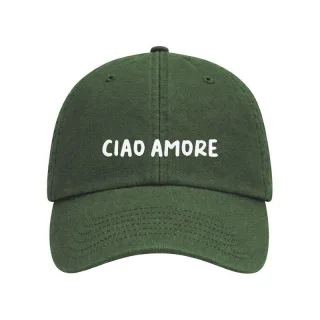 atelier pistache - Lässige Cap mit Schriftzug grün - Gr. - OS