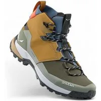 Salewa Puez 2 Mid PTX (Trekking, wasserdicht) gold/grün Herren Wanderschuh