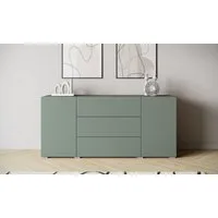 Home affaire Sideboard BERLIN, Moderne grifflose Kommode Breite 150 cm, 4 Schubkästen/ 2 Türen