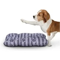 Bestlivings Tierkissen mit Pfoten Kassettensteppung, Polyester, 40x60 cm (kleine Hunde), kuschelweich, 40°C waschbar